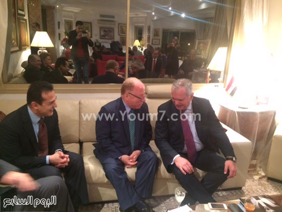 حفل عشاء لوفد مصرى بحضور وزيرى الثقافة والتعليم (2)