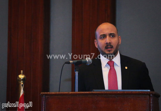 سعد الجيوشى وزير النقل مؤتمر مارلوج الاسكندرية (6)
