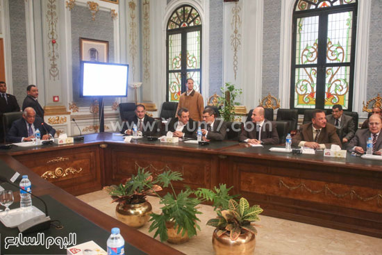 اجتماع رؤساء تحرير الصحف على عبد العال البرلمان مجلس النواب (4)