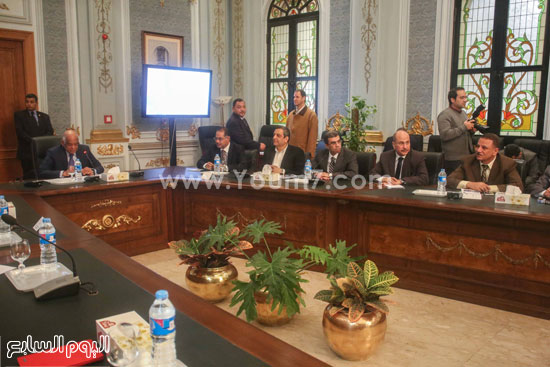 اجتماع رؤساء تحرير الصحف على عبد العال البرلمان مجلس النواب (5)