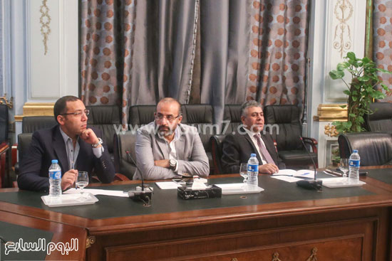 اجتماع رؤساء تحرير الصحف على عبد العال البرلمان مجلس النواب (6)