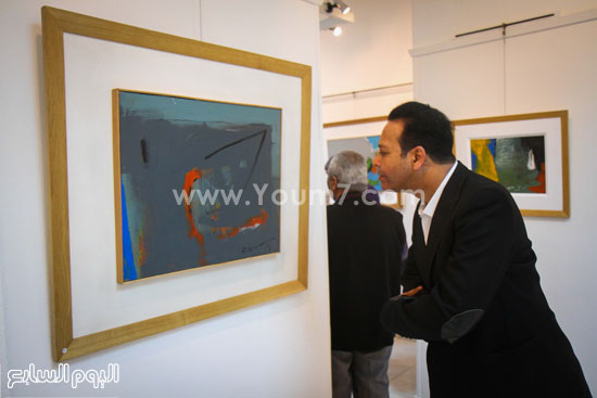 معرض - لوحات - نجيب ساويرس-فاروق حسنى (1)