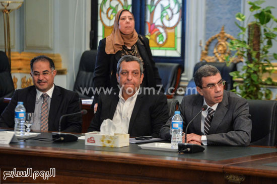 على عبد العال رؤساء التحرير نقابة الصحفيين مجلس النواب البرلمان  (18)
