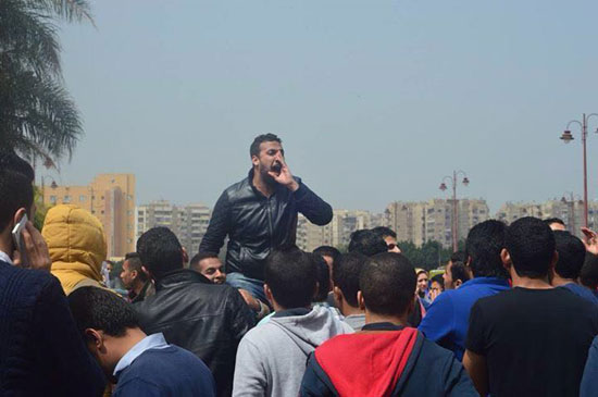  احتجاج طلاب كلية العلوم الطبية التطبيقية بجامعة فاروس بالاسكندرية (2)
