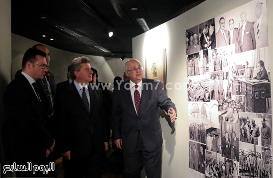 رئيس مقدونيا جورجى ايفانوف زيارة مكتبة الاسكندرية (14)