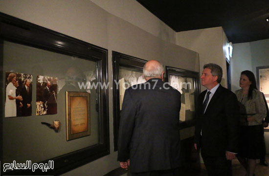 رئيس مقدونيا جورجى ايفانوف زيارة مكتبة الاسكندرية (15)