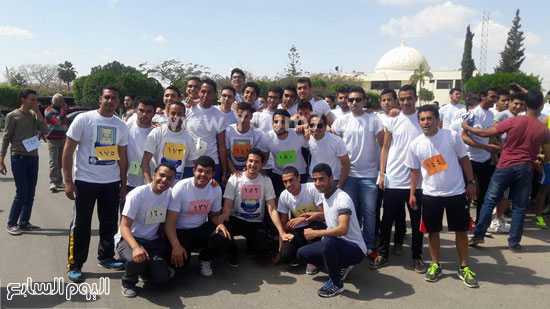 جامعة قناة السويس تقيم مهرجان سباق الطريق (4)