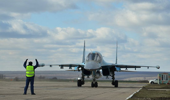 استقبال الطيارين الروس عقب عودتهم من سوريا (2)