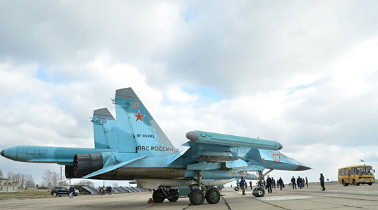 استقبال الطيارين الروس عقب عودتهم من سوريا (7)