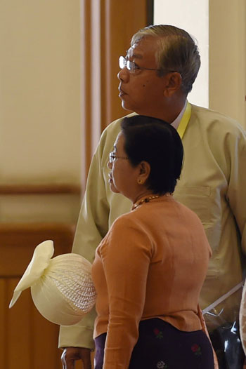 ميانمار،بورما،سوتشى،انتخاب رئيس لبورما،هتين كياو (8)