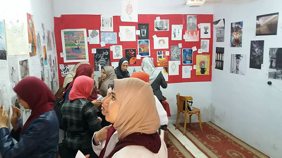 المعرض الفنى لطلاب كلية الطب البيطرى (1)