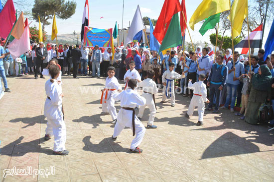 عرض رياضى بمناسبة احتفالات المنيا بعيدها القومى (2)