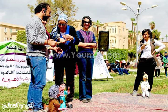 مناهضة التحرش بجامعة القاهرة تنهى فعاليتها بيوم المرأة المصرية (2)