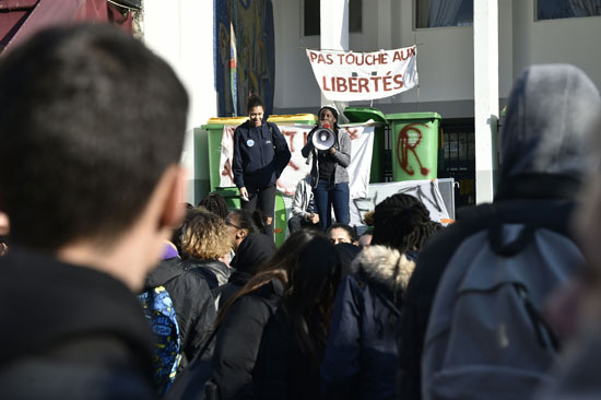 مظاهرات فرنسا طلاب فرنسا قانون العمل (3)
