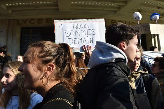 مظاهرات فرنسا طلاب فرنسا قانون العمل (5)