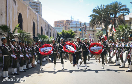 جنازة عسكرية الشهيد شريف عمر  (3)