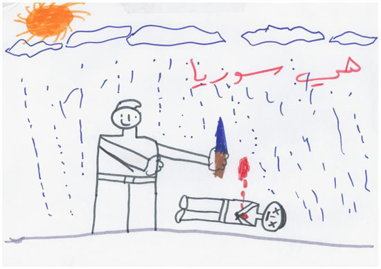 -أطفال-سوريا-يعبرون-عن-مأساة-الحرب-فى-رسوم-فنية-(4)