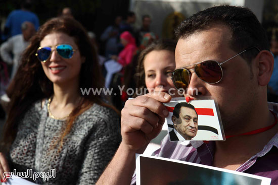 ابناء مبارك مؤيدين مبارك حسنى مبارك مستشفى المعادى العسكرى ذكرى تحرير طابا (12)