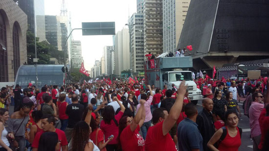 مظاهرات تأييد للرئيس الأسبق ديلما روسيف بالبرازيل (2)