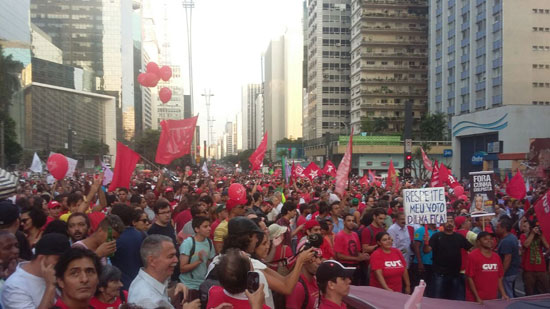 مظاهرات تأييد للرئيس الأسبق ديلما روسيف بالبرازيل (6)