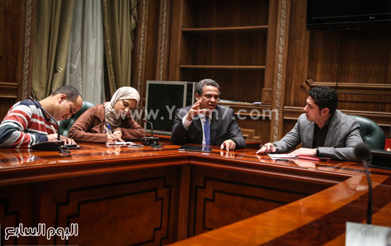 اجتماع الصحفيين احمد سعيد البرلمان (6)