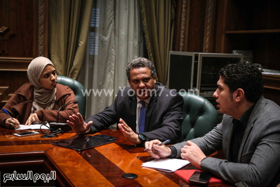 اجتماع الصحفيين احمد سعيد البرلمان (7)