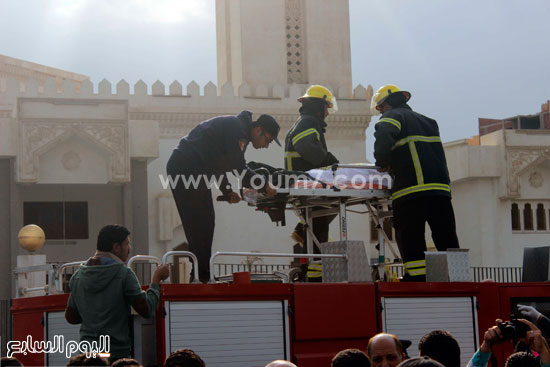 تشييع--جثامين--شهداء--الشرطة--في-حادث-العريش--بمسقط--رأسهم- (12)