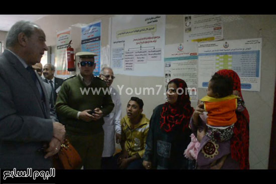 اللواء طارق نصر محافظ المنيا- مستشفى مطاى المركزى- (6)