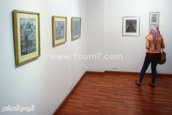 معرض صبرى منصور المعرض الاستعادى الفن التشكيلى (8)