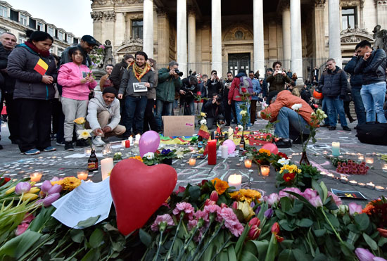 تفجيرات بروكسل بلجيكا تأبين ضحايا الارهاب  (26)