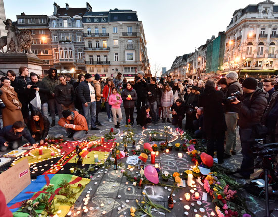 تفجيرات بروكسل بلجيكا تأبين ضحايا الارهاب  (27)