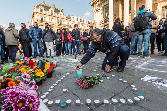 تفجيرات بروكسل بلجيكا تأبين ضحايا الارهاب  (31)