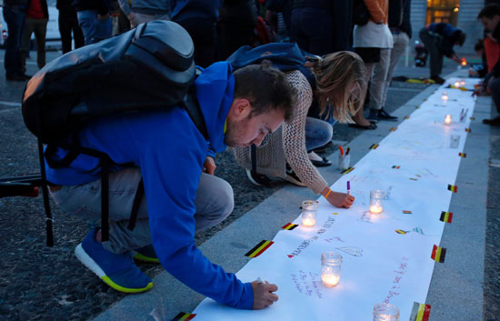 تفجيرات بروكسل بلجيكا تأبين ضحايا الارهاب  (42)