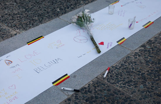تفجيرات بروكسل بلجيكا تأبين ضحايا الارهاب  (46)