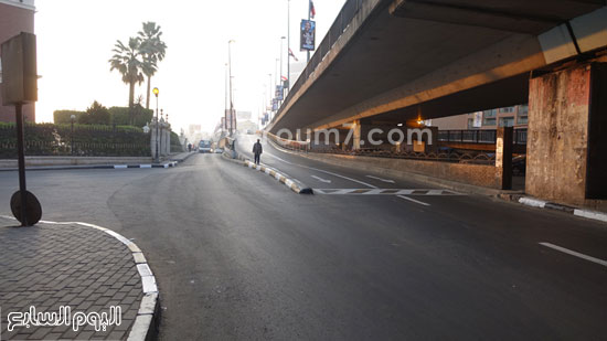محافظ القاهرة انتهاء أعمال التطوير وإعادة تأهيل شارع 26 يوليو بالزمالك (9)