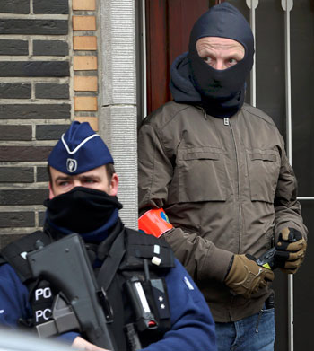 إجراءات أمنية مشدد فى بلجيكا (1)