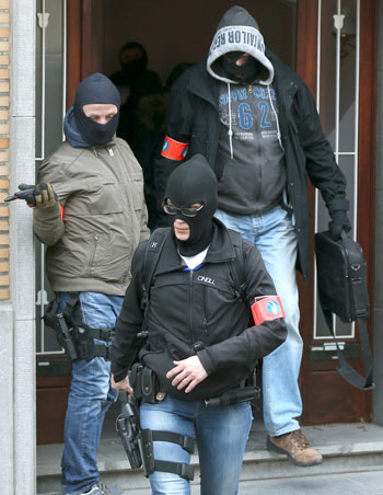 إجراءات أمنية مشدد فى بلجيكا (3)