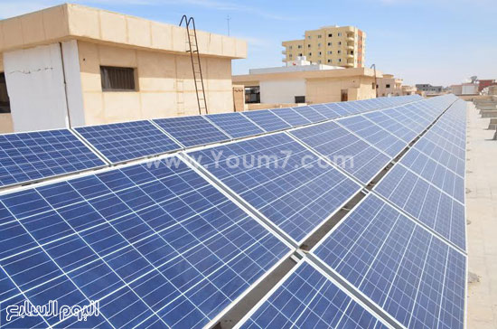 افتتاح محطة للطاقة الشمسية بديوان عام محافظة الإسماعيلية (3)