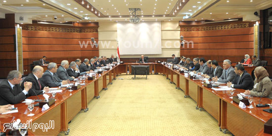  شريف إسماعيل رئيس الوزراء يستقبل نواب المنيا   (20)