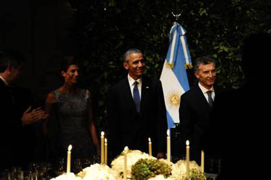 الرئيس الامريكى باراك أوباما والرئيس الارجنتينى ماوريثيو ماكرى (3)
