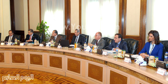اجتماع مجلس الوزراء حكومة شريف اسماعيل الوزراء الجدد (47)