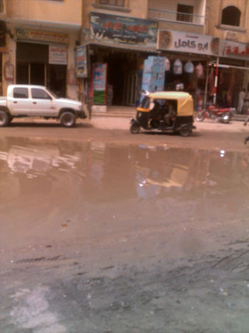 غرق شوارع النزهه (1)