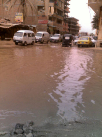 غرق شوارع النزهه (3)