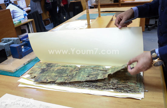مكتبة الإسكندرية ترمم 100 مخطوطة بيزنطية  (10)