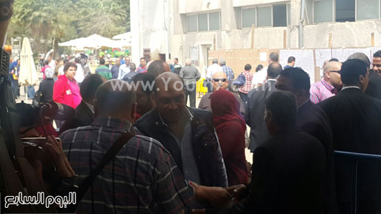 محمود الخطيب يصل مقر الأهلى تمهيداً للتصويت فى العمومية (1)