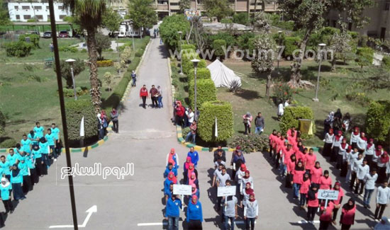 طابور الأسر الطلابية بطب بيطرى جامعة القاهرة (2)