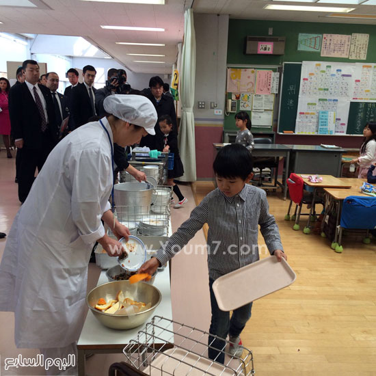 السيسى يختتم زيارته لليابان بجولة داخل مدرسة للتعليم الأساسى  (9)