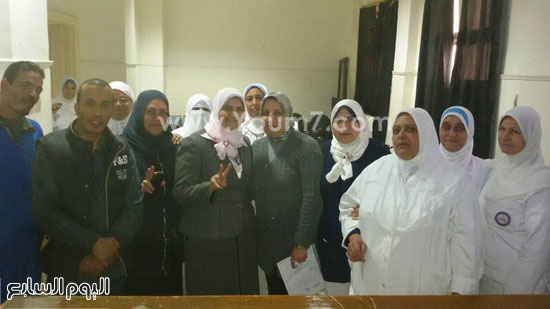 نقيب التمريض بالإسكندرية تجتمع بممرضات مستشفى ناريمان لسماع شكواهن (1)