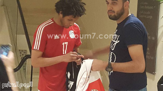 الأمطار تستقبل منتخب مصر فى أول تدريب ببرج العرب (4)