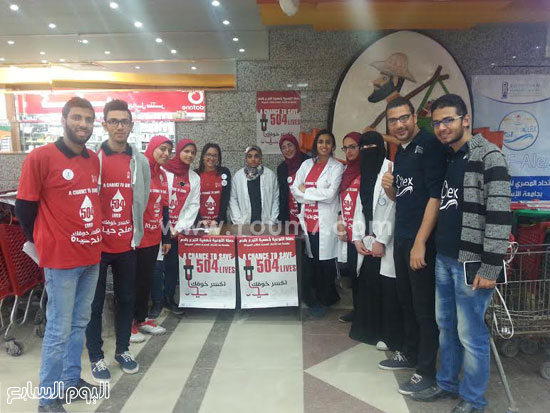 حملة التوعية لطلاب صيدلة الإسكندرية (3)